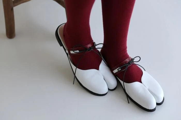 【6ヶ月後発送】爪掛(つまかけ) SOU・SOU着衣×吉靴房/胡粉色(ごふんいろ) - Image 9