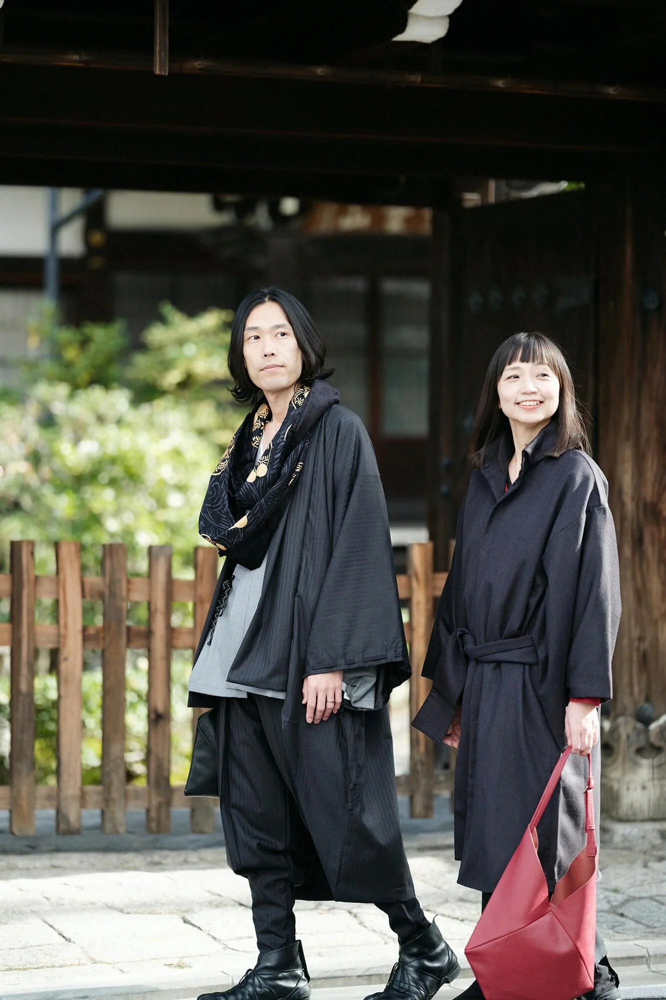【6ヶ月後発送】五枚丈(ごまいたけ) SOU・SOU傾衣×吉靴房/濡羽色(ぬればいろ) - Image 7