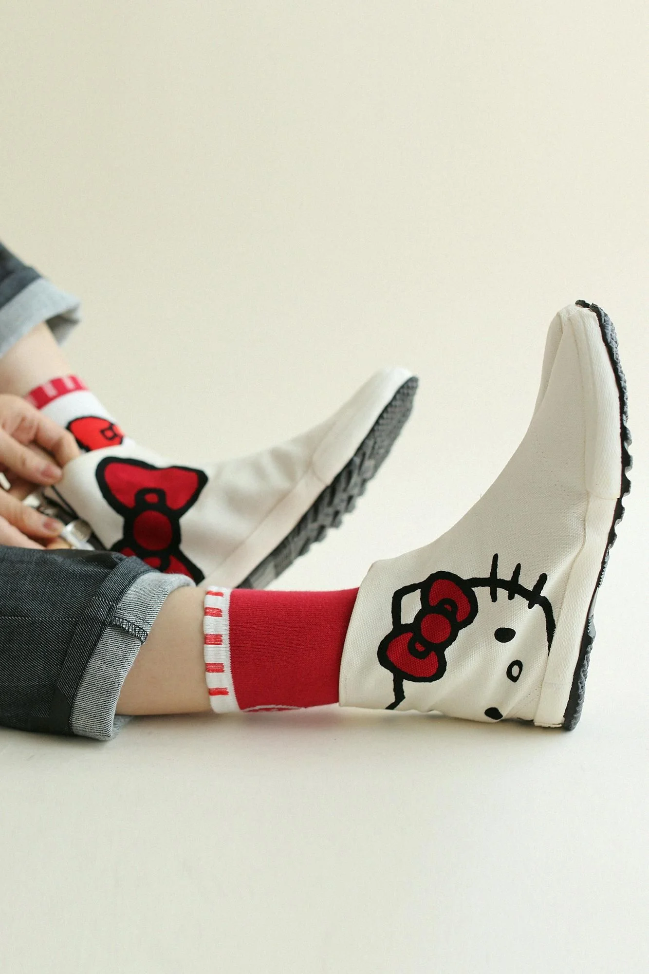 貼付地下足袋/Hello Kitty×SOU・SOU つくも - Image 8