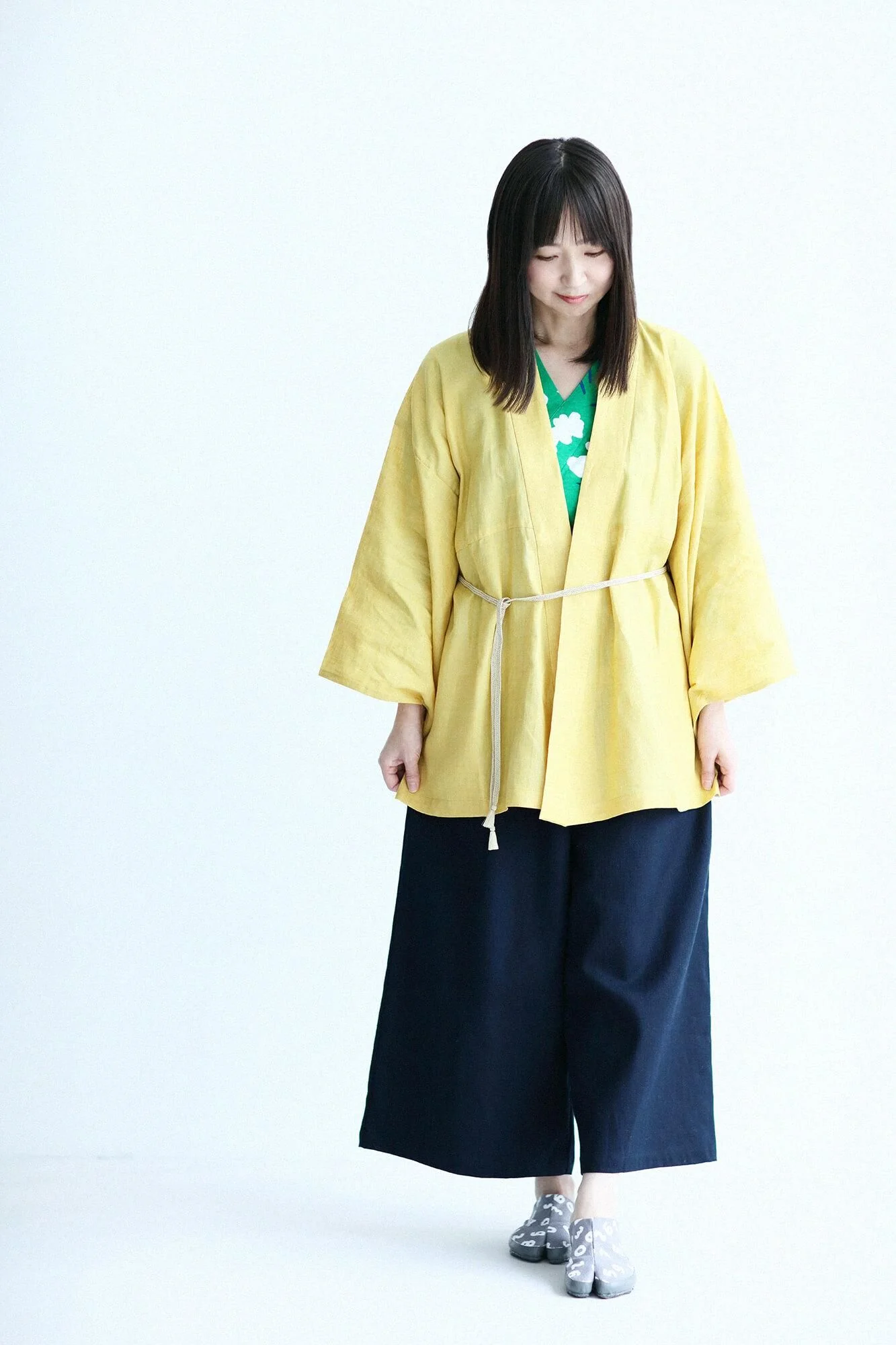 貼付つっかけ足袋／SO-SU-U昆（こん） 薄墨色（うすずみいろ） - Image 6
