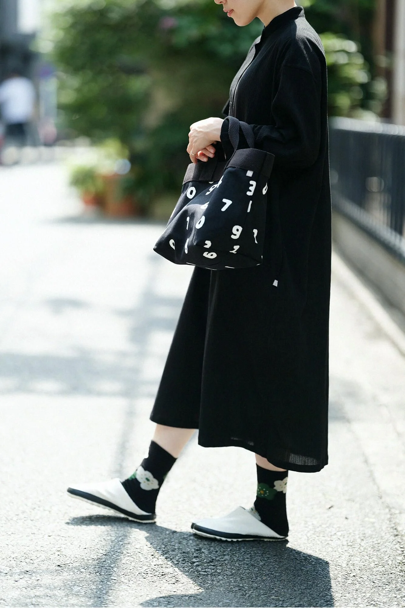 足袋下（普通丈）／ほほえみ 濡羽色（ぬればいろ）【女性用のみ】 - Image 6