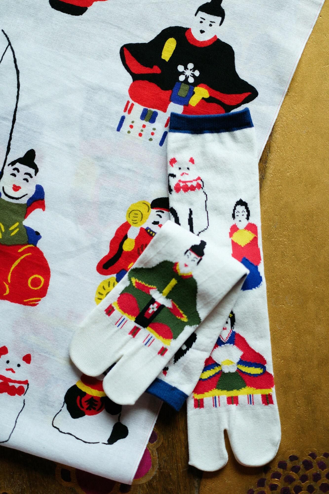 足袋下(普通丈)/土人形(つちにんぎょう)【男・女性用】 - Image 8