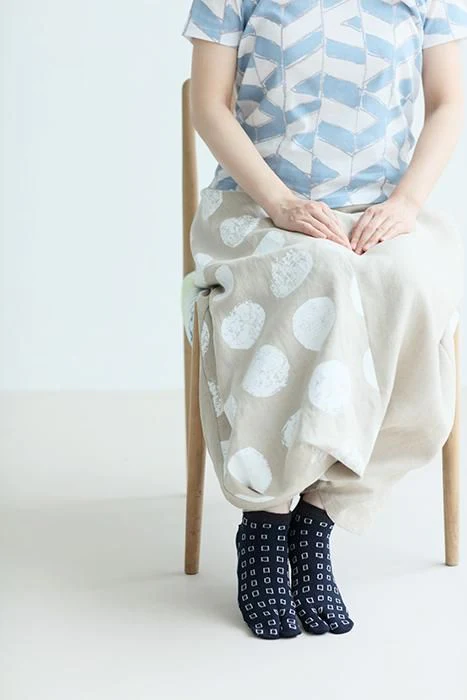 足袋下(踝丈)/枡 鉄紺(ます てつこん)【男・女性用】 - Image 7
