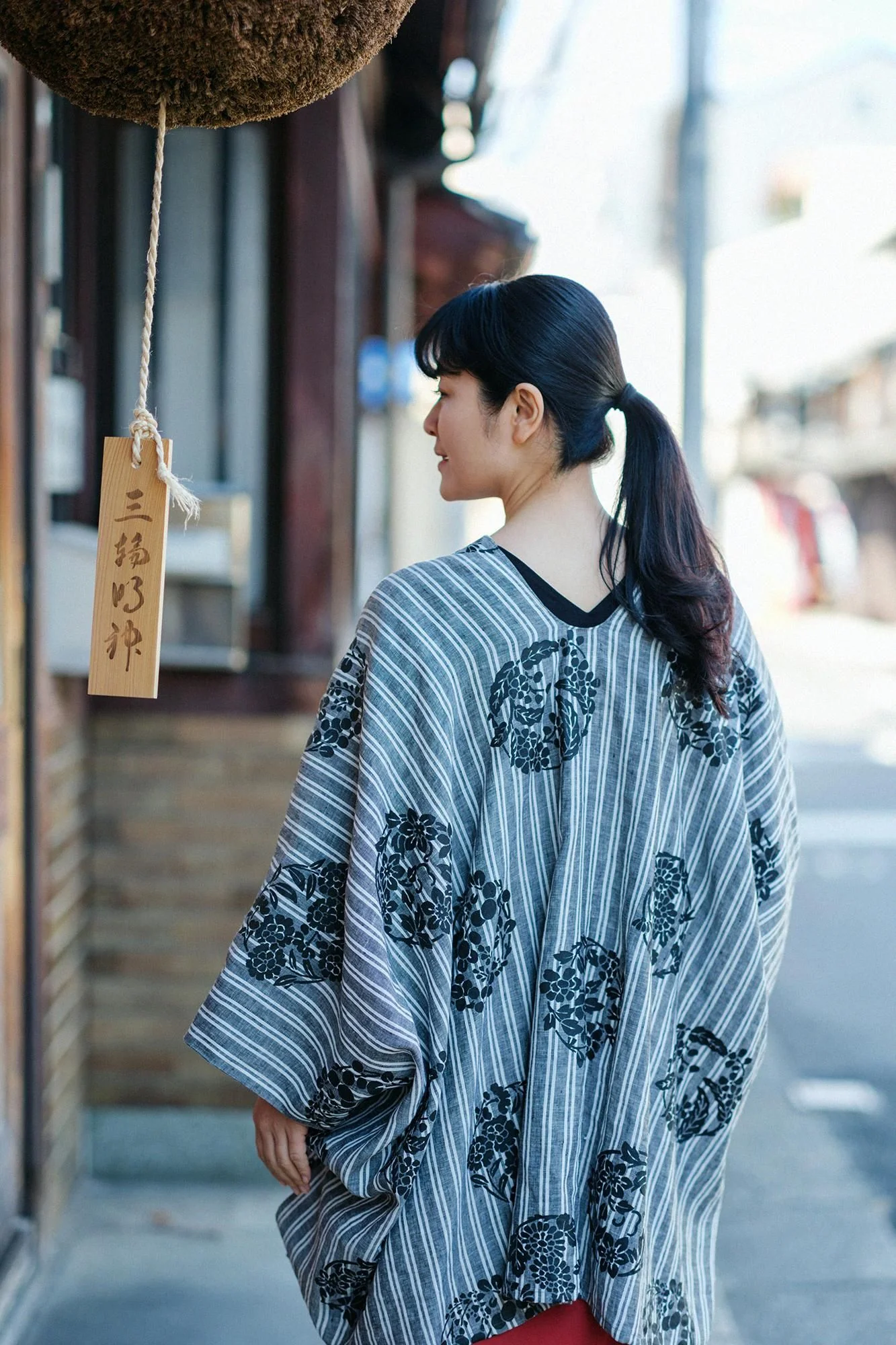 【net限定】麻 きさらぎ／花丸文様（はなまるもんよう） ちらしと余白（よはく） - Image 5