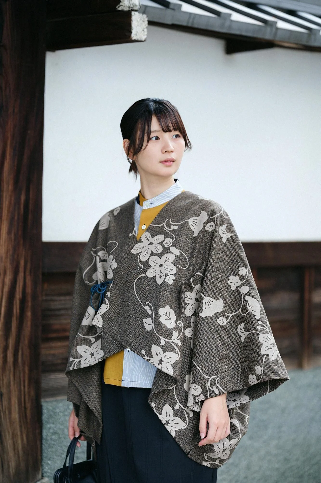 ツイード 杉綾織(すぎあやおり) きさらぎ 短丈(みじかたけ)/麗し(うるわし)と余白(よはく) 朽葉色(くちばいろ) - Image 9