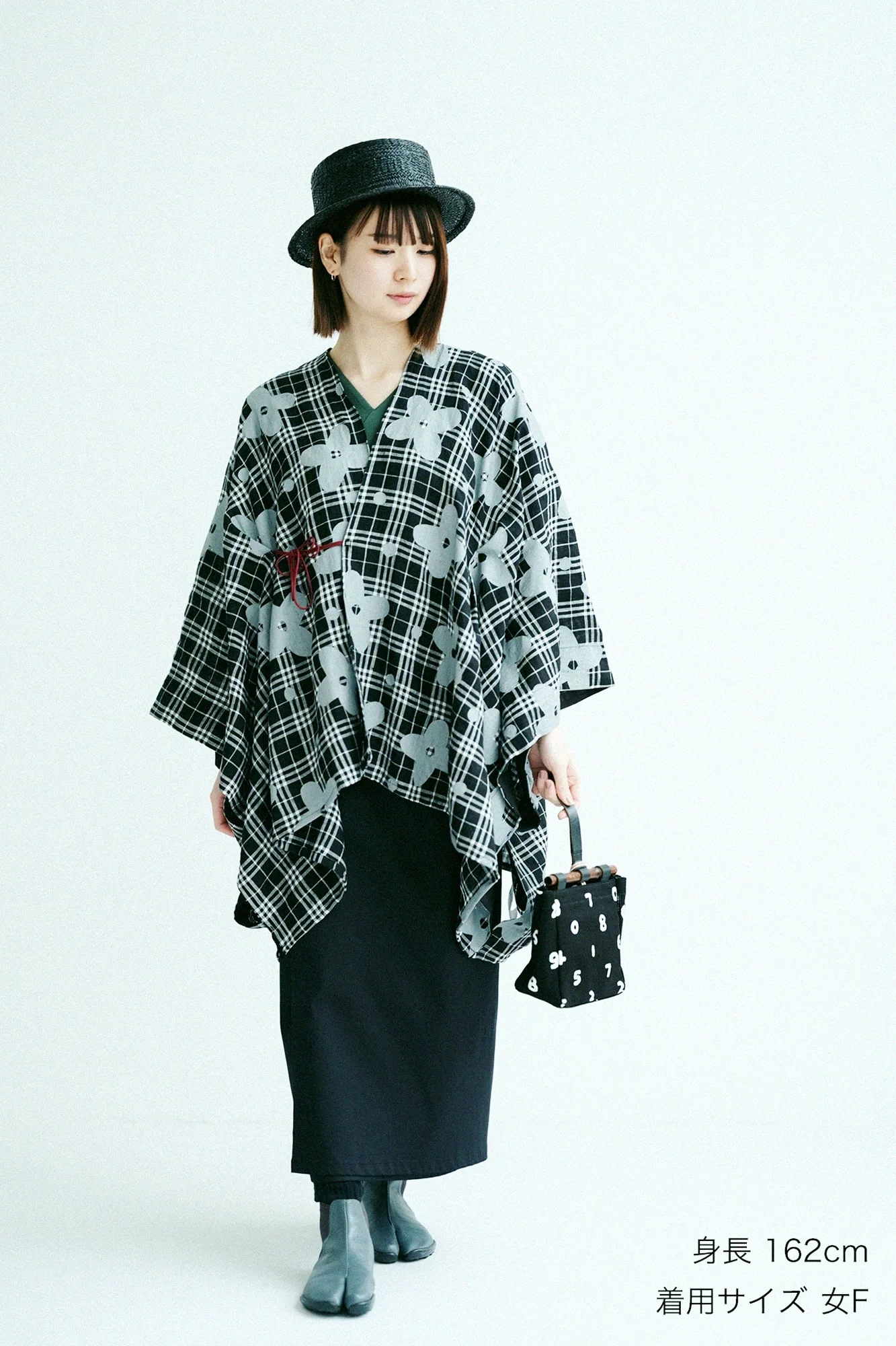 麻 きさらぎ／山花風（やまはなかぜ ）と余白（よはく） 濡羽格子（ぬればこうし） - Image 2
