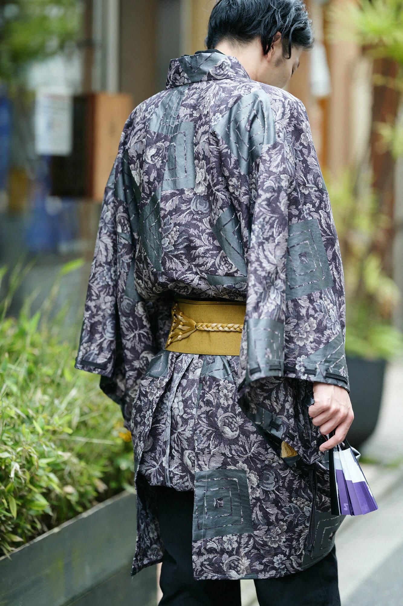 麻 からげ帷子(かたびら)/唐花(からばな)に山十八番(やまおはこ) - Image 6