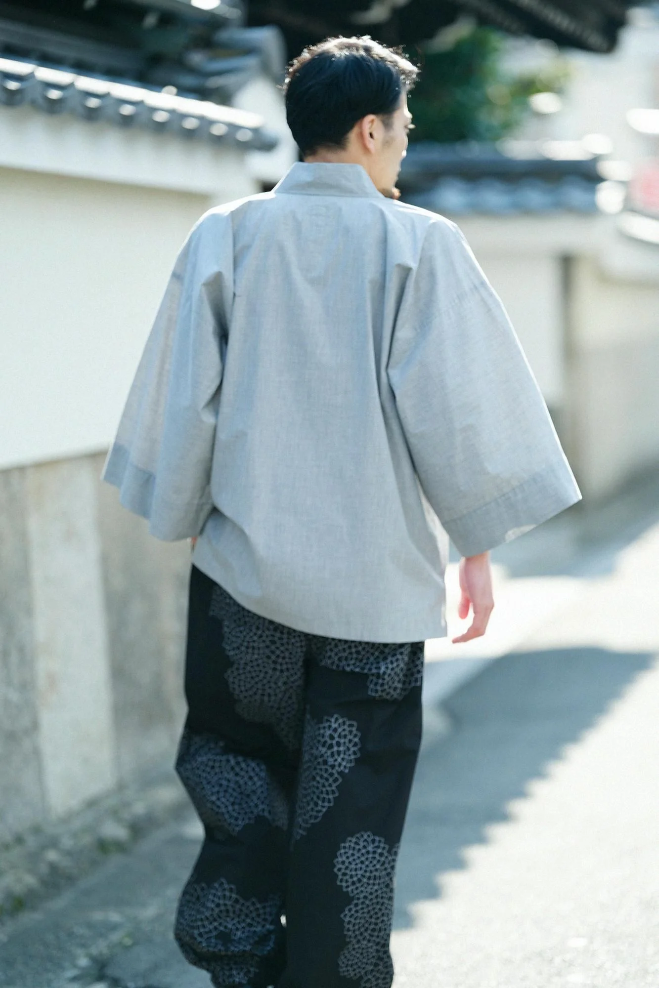 タイプライタークロス 風靡(ふうび) 襯衣(しんい)/杢灰(もくはい) - Image 4