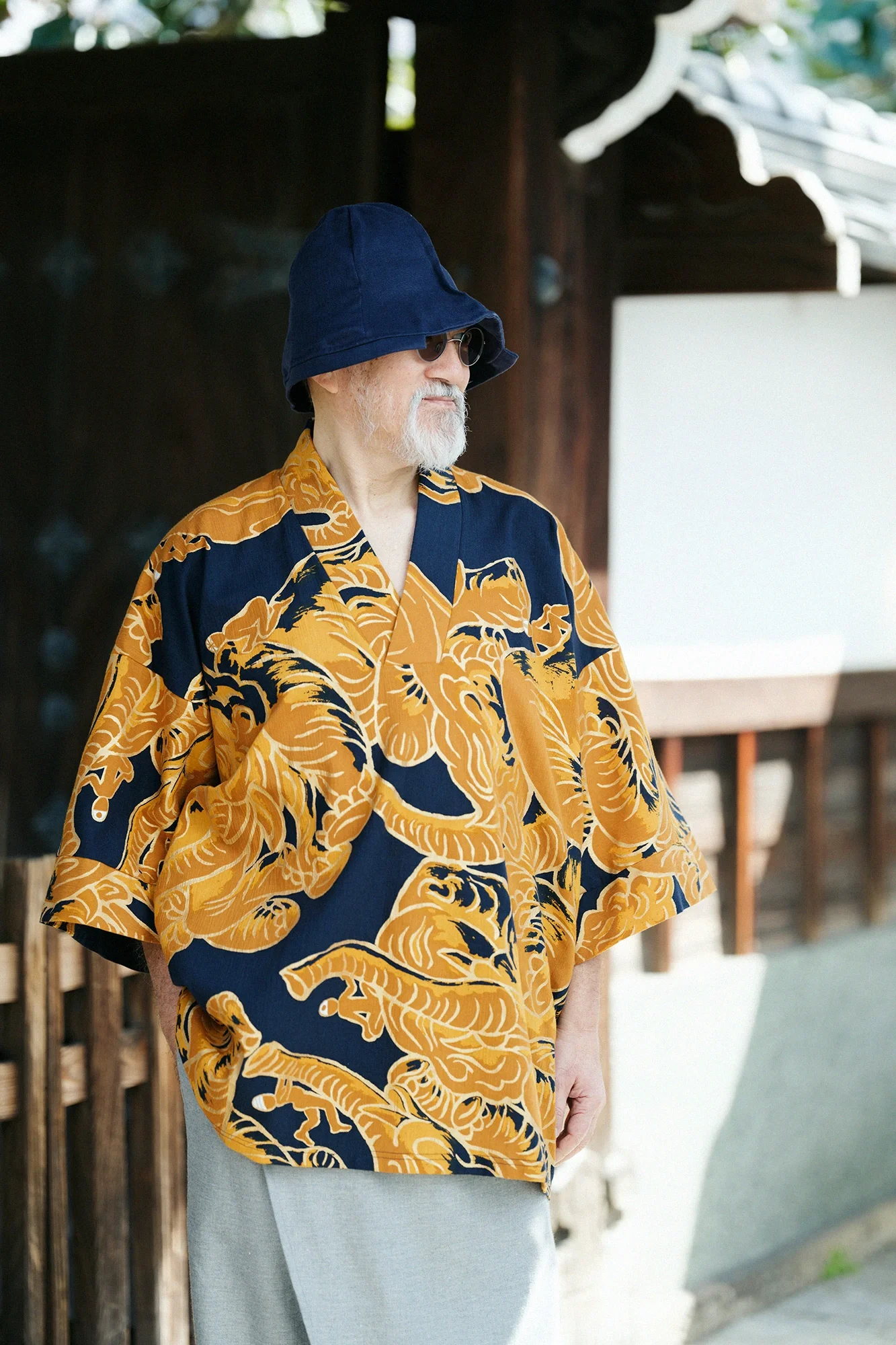高島縮 20/20 長風靡（ながふうび）／flying elephants 金乱（きんらん） - Image 9