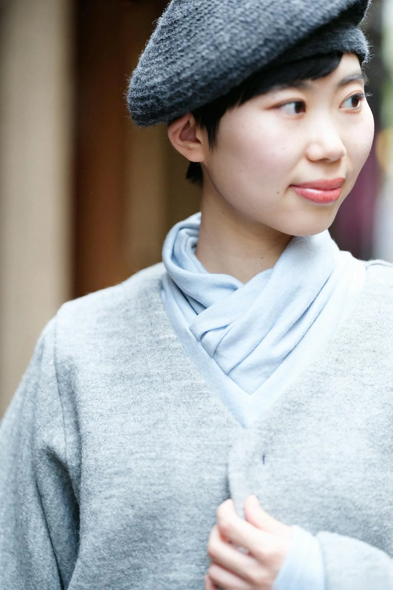 接結阿弥(せっけつあみ) 薙刀伯爵羽織(なぎなたはくしゃくばおり)/杢灰(もくはい) - Image 6