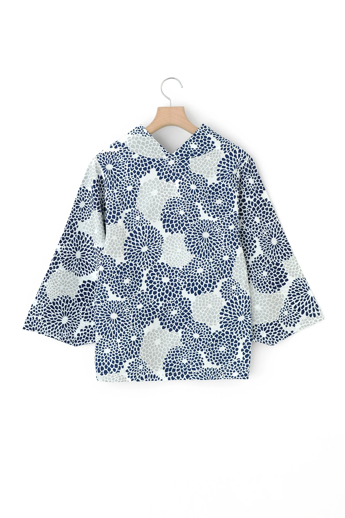 高島縮 40/40 薙（なぎ）ジバン／菊づくし 清風（せいふう） - Image 8