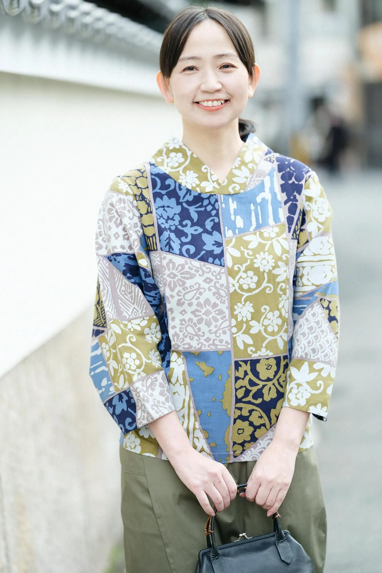 高島縮 40/40 薙(なぎ)ジバン/金銀襴緞子等縫合せ(きんぎんらんどんすとうぬいあわせ) 写し(うつし) - Image 4
