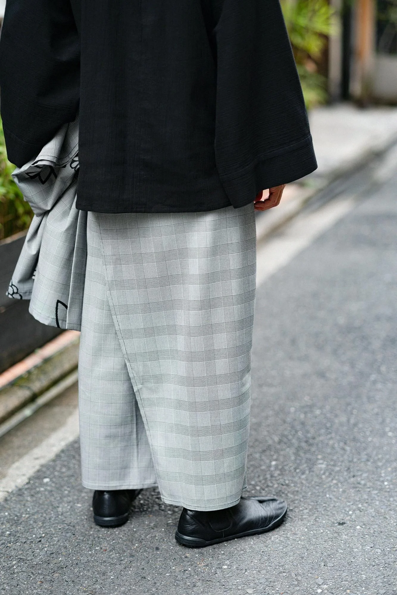 千鳥格子織（ちどりごうしおり） 筒下（つつした）／羅墨（らぼく） - Image 13