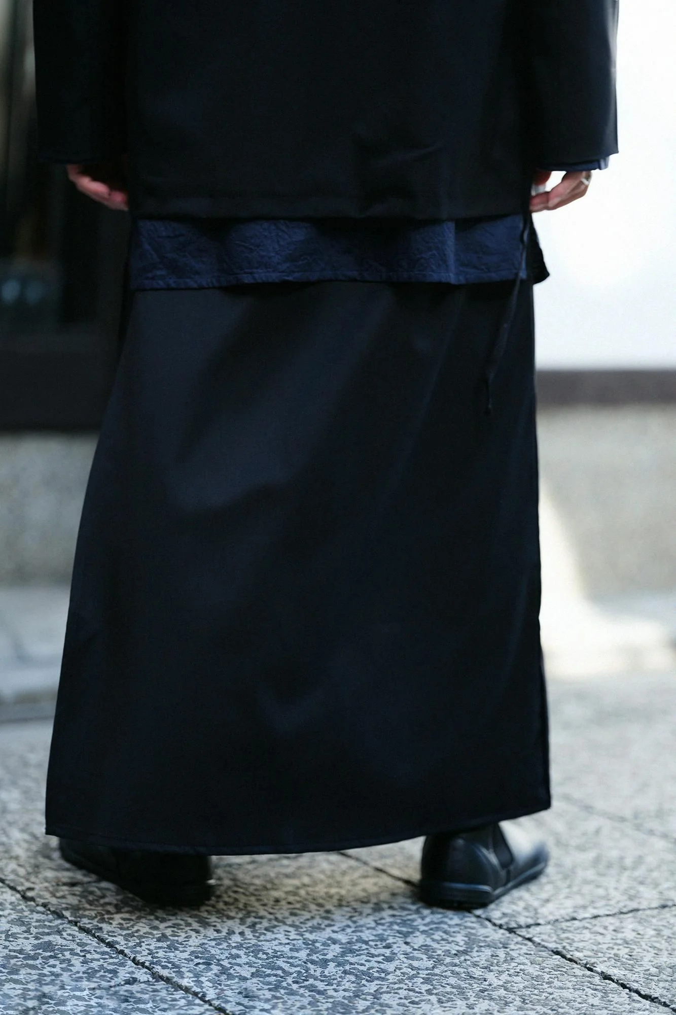 42双 梳毛(そもう) 寛衣下(かんいした)/濡羽色(ぬればいろ) - Image 9