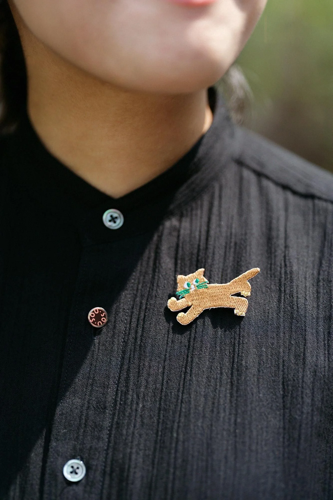 刺繍飾り(ししゅうかざり)/depoニャン モカ - Image 3
