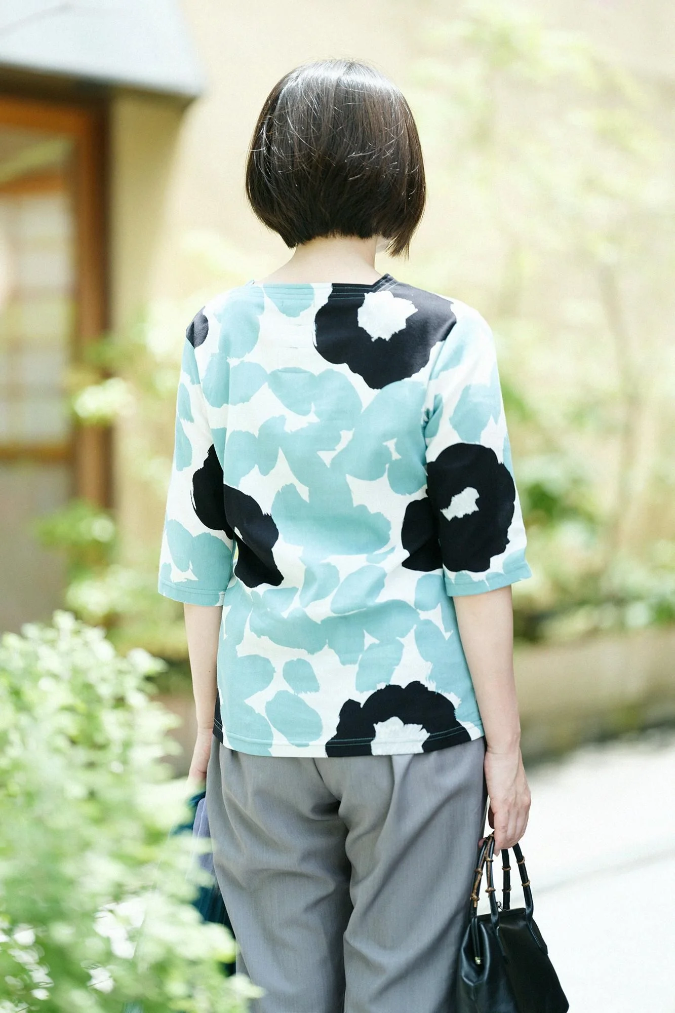 【net限定】高島縮 40/40 被風(ひふ)ジバン 六分丈/優(ゆう) - Image 5