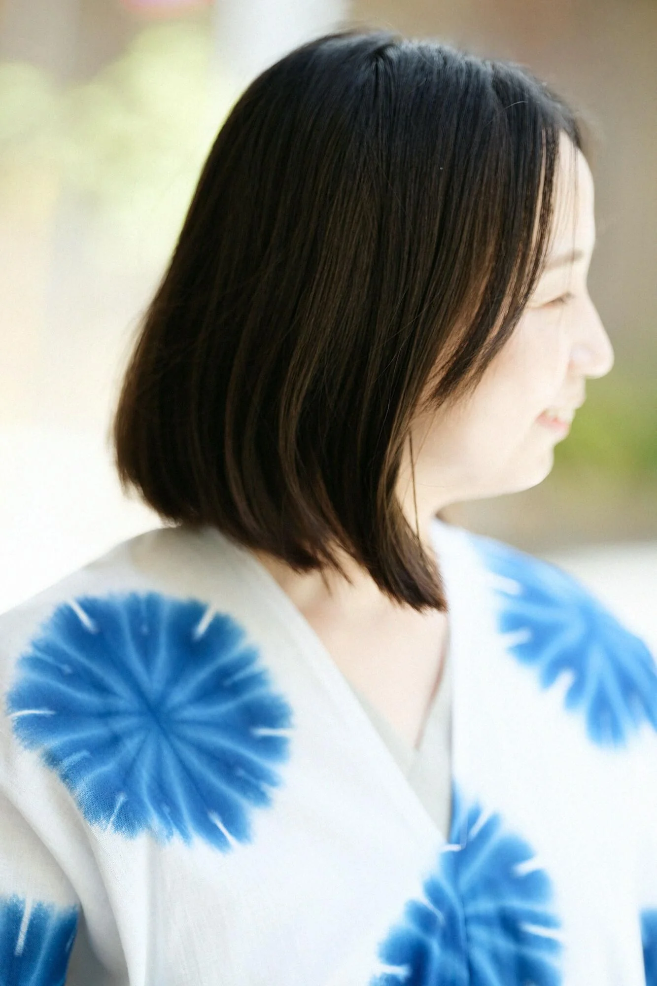 伊勢木綿 有松鳴海絞り 文(ぶん) 四角衣(しかくい) 二つ身(ふたつみ)/張正 麻の葉(あさのは)2 - Image 5