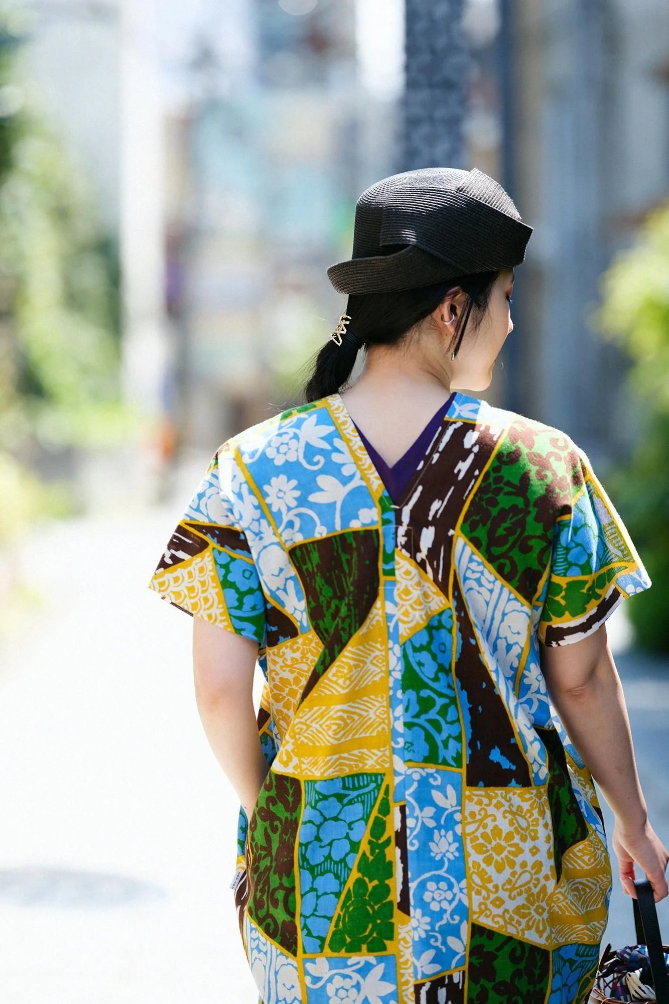 【net限定】伊勢木綿 文（ぶん） 長方形衣（ちょうほうけい） 二つ身（ふたつみ）／金銀襴緞子等縫合せ（きんぎんらんどんすとうぬいあわせ） 写し（うつし） - Image 6