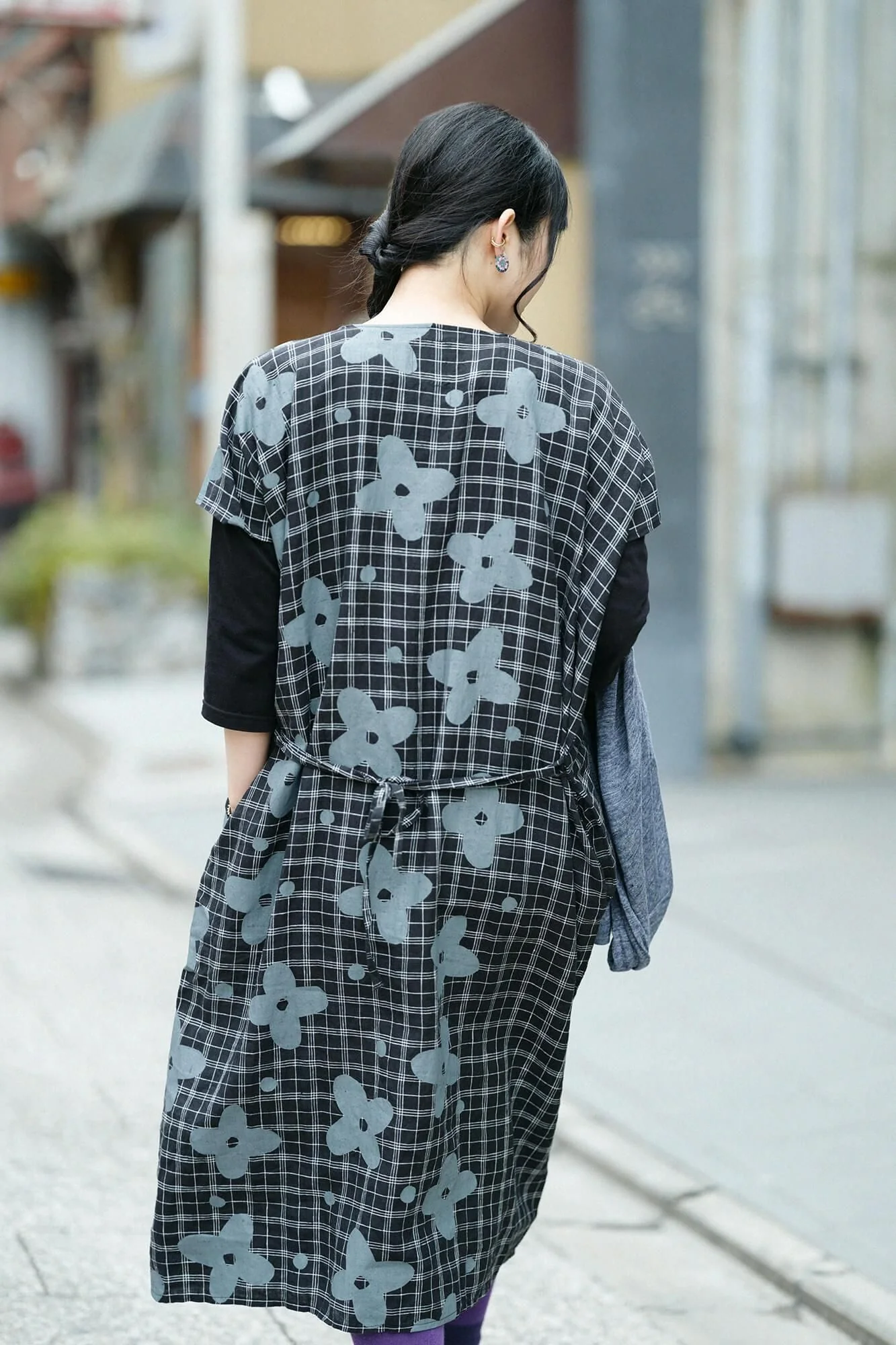 【net限定】麻 長方形衣(ちょうほうけい)/山花風(やまはなかぜ)と余白(よはく) - Image 6