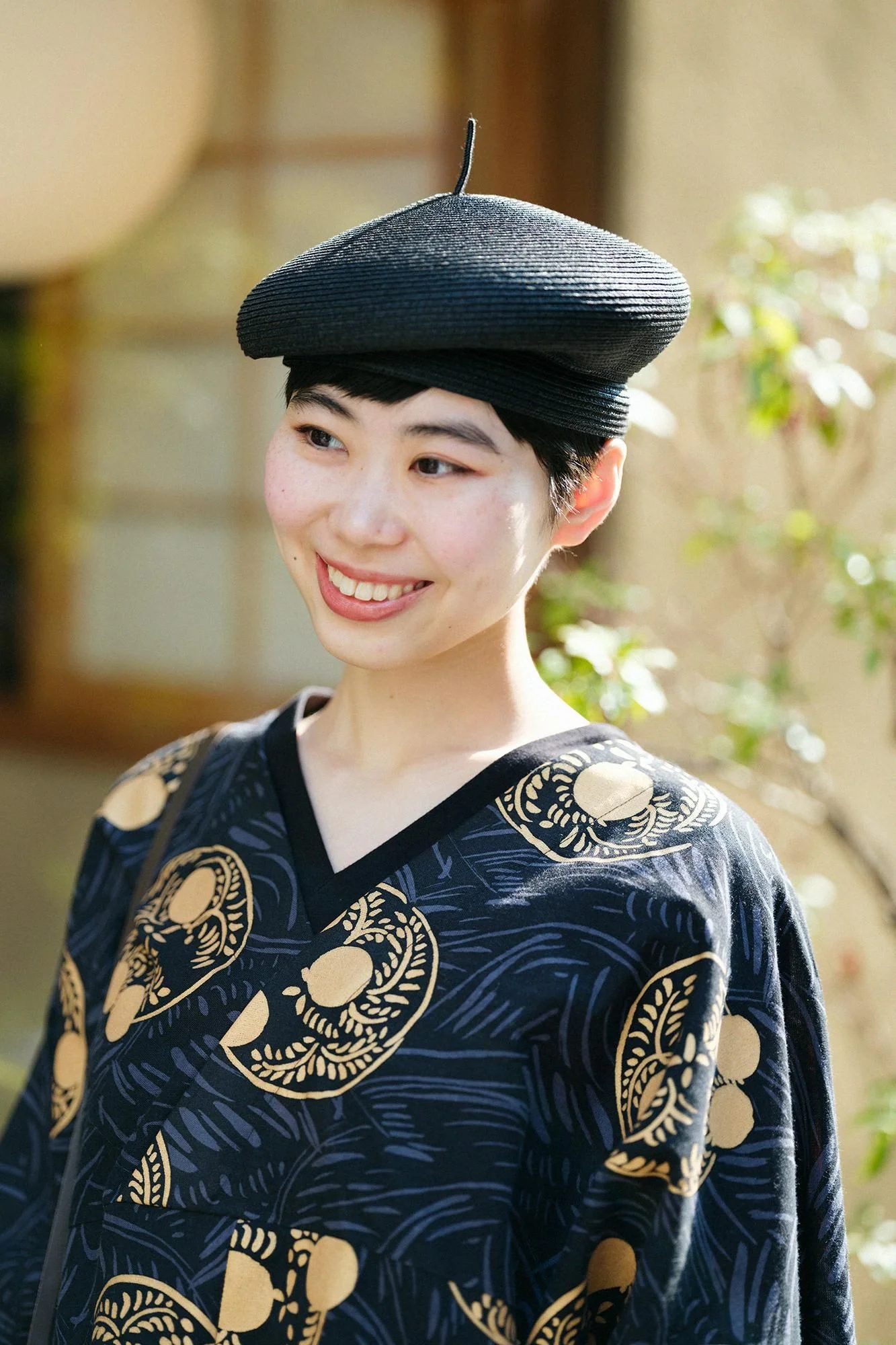知多木綿 文（ぶん） 大帷（おおかたびら） 短丈（みじかたけ）／草紋（そうもん） - Image 4