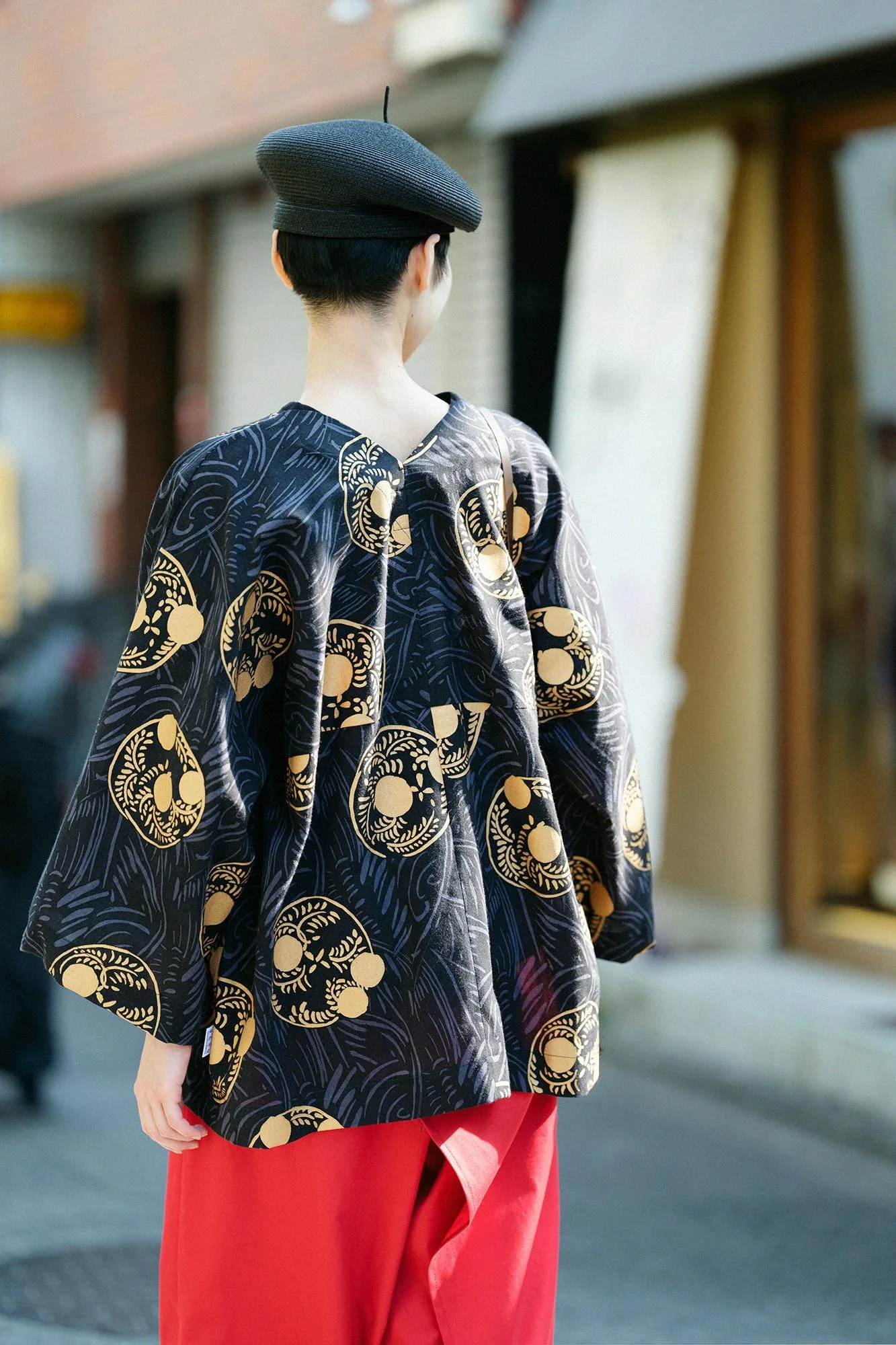 知多木綿 文（ぶん） 大帷（おおかたびら） 短丈（みじかたけ）／草紋（そうもん） - Image 5