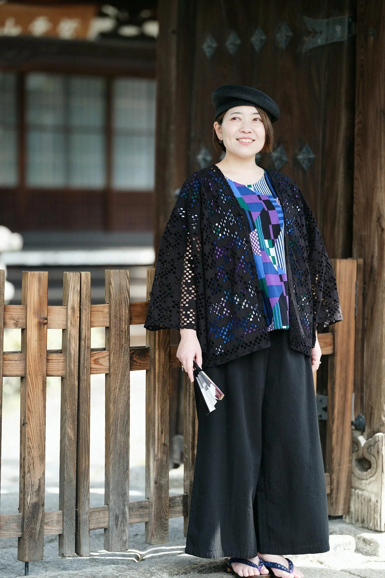 高島縮 20/20 四角衣(しかくい)/幾何文(きかもん) - Image 6