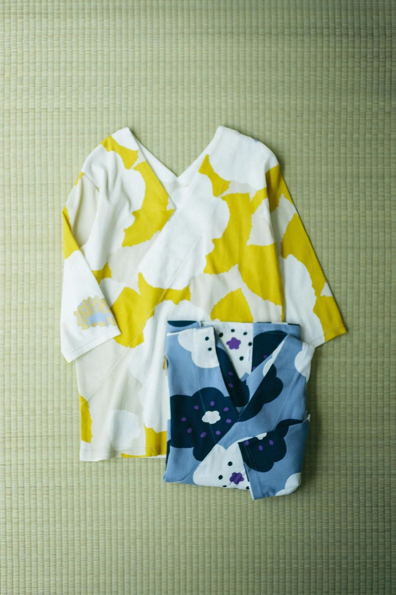 高島縮 40/40 抜衿ジバン 六分丈／せつざん - Image 2