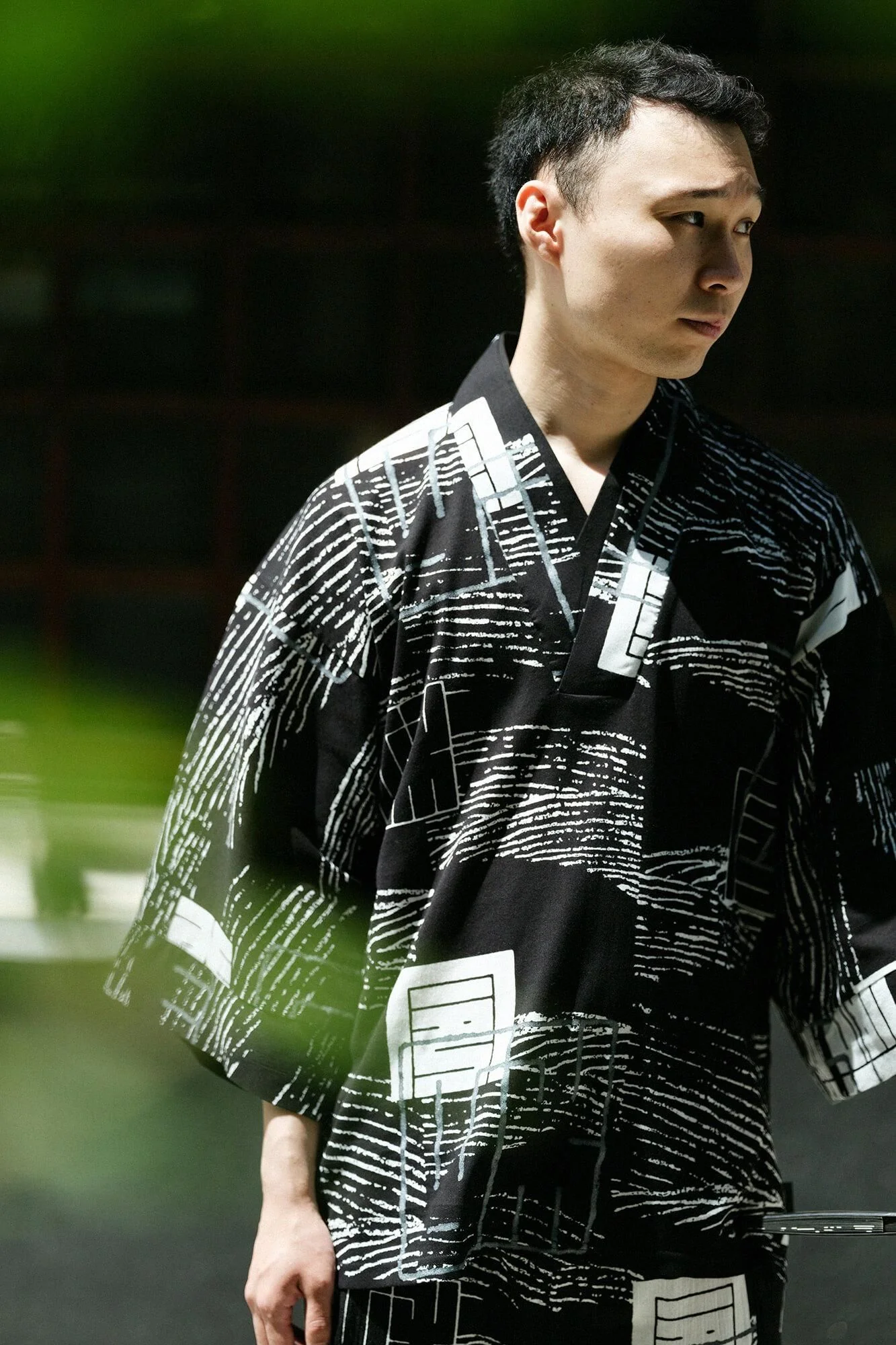 【net限定】高島縮 40/40 半衿風靡（はんえりふうび）／令和の波 - Image 5