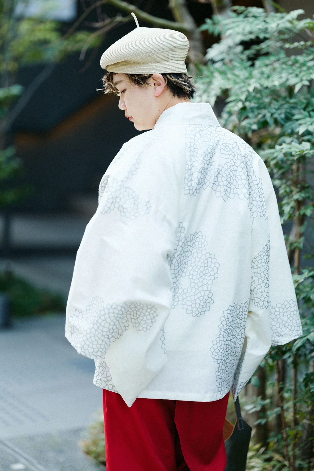伸（しん） 綿麻（めんあさ） 角袖風靡（かくそでふうび）／雲間（くもま）に菊 つくも - Image 10