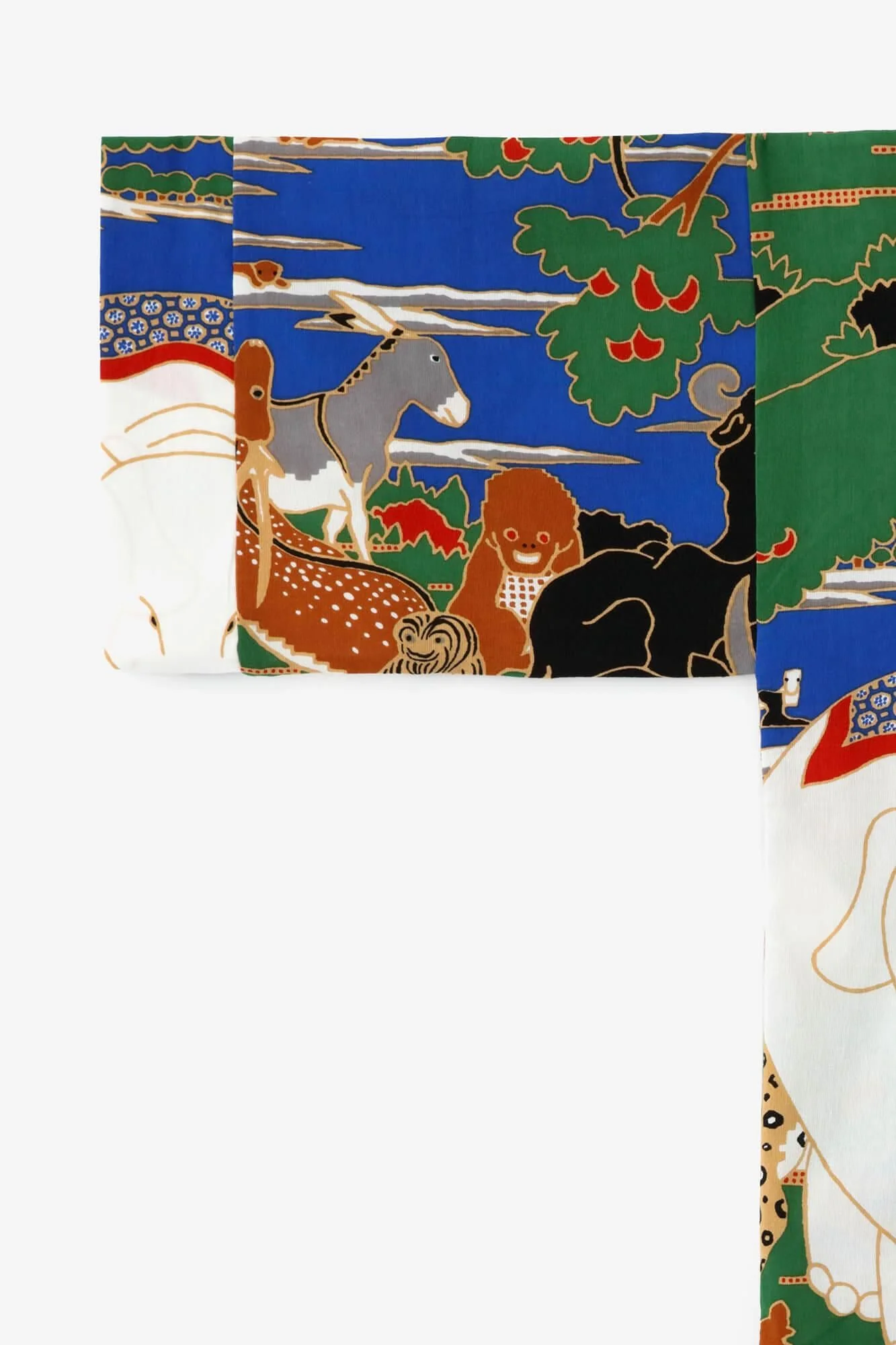 【net限定】高島縮 40/40 風靡(ふうび) 上/若冲(じゃくちゅう) 鳥獣花木図屏風(ちょうじゅうかぼくずびょうぶ) 写し(うつし) - Image 15