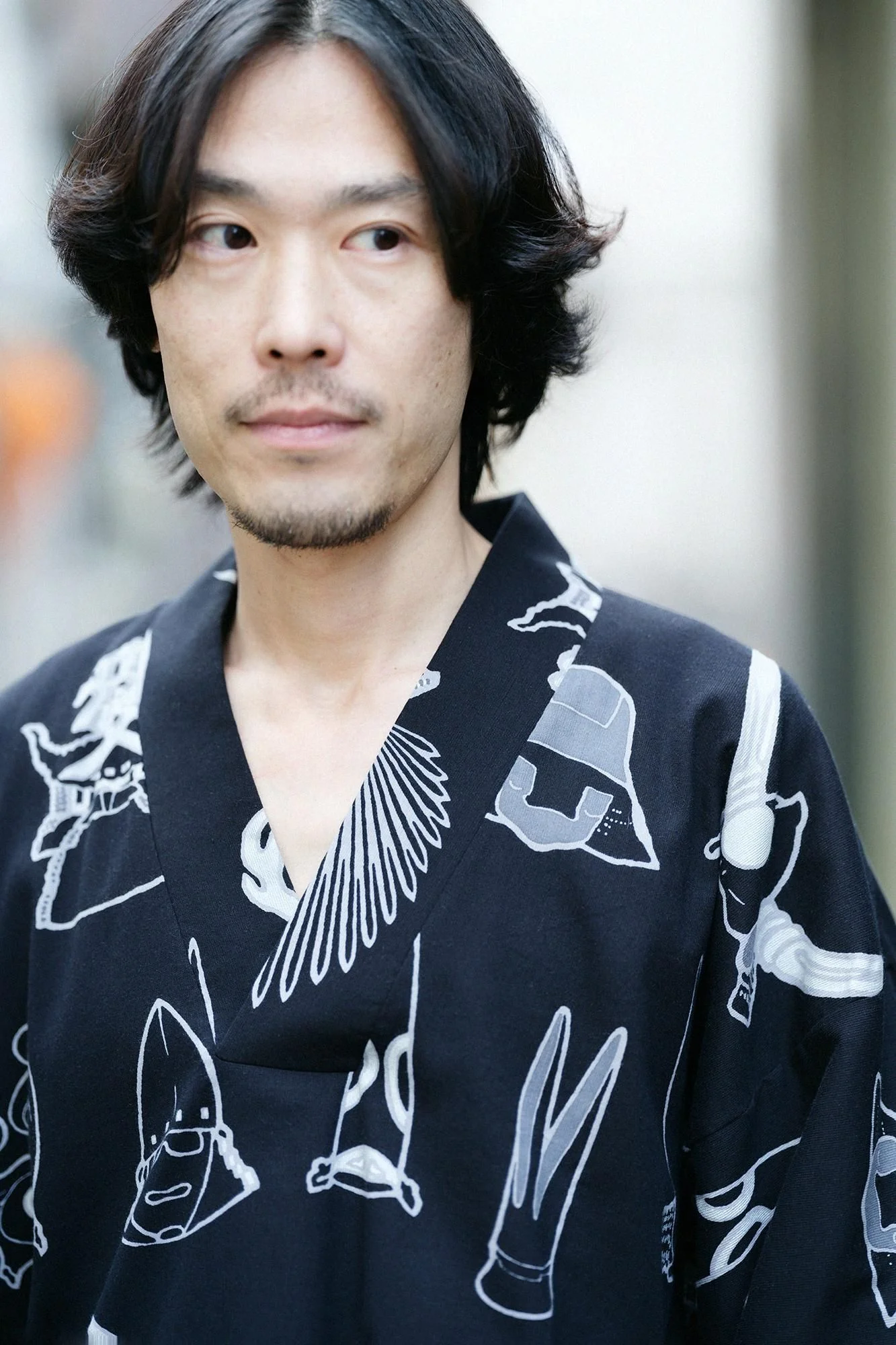 【net限定】高島縮 40/40 風靡(ふうび) 上/兜(かぶと) - Image 5