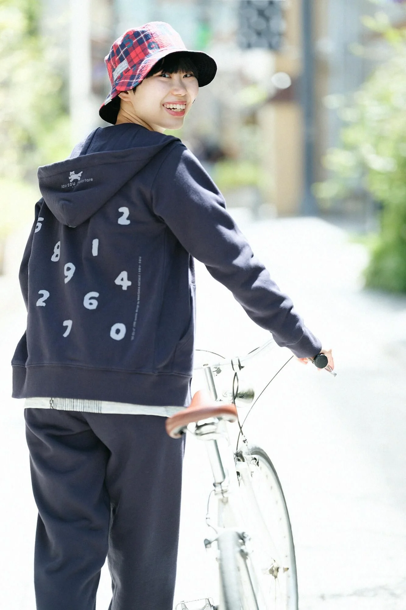 SO-SU-U デポルターレ ZIP UP スウェットパーカー[9.7]／ダークネイビー - Image 8