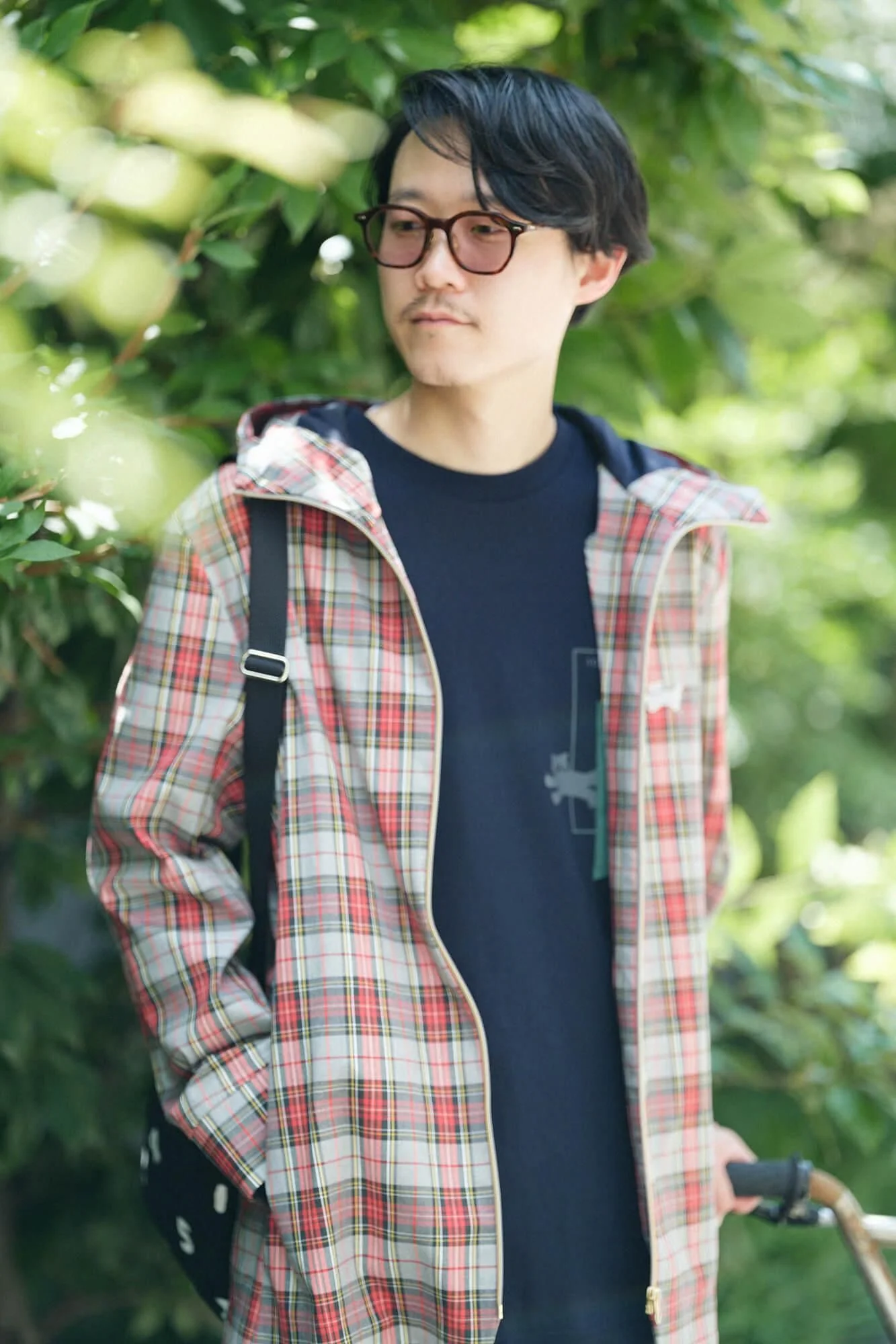 長袖 escape ポケットTシャツ[5.6]／ネイビー - Image 6