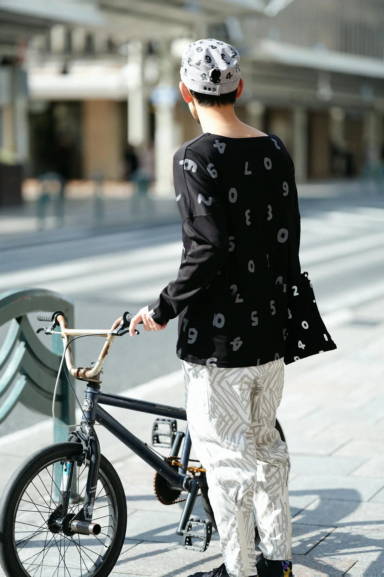 ストレッチツイル BIKEジョードプル/ぎざぎざ 象牙色(ぞうげいろ) - Image 7