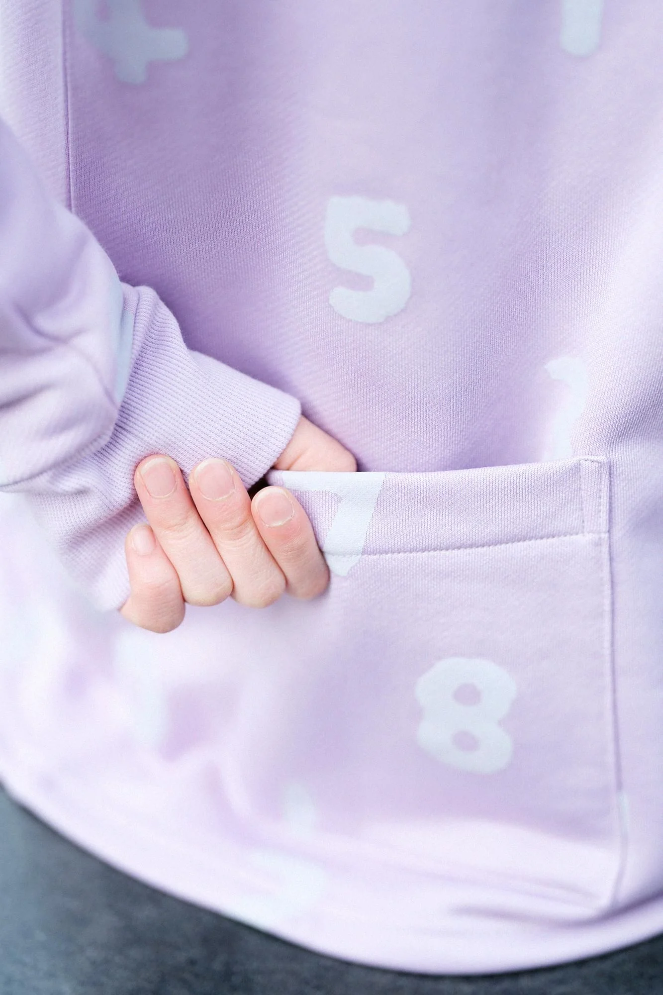 裏毛 ZIP UP BIKEブルゾン/SO-SU-U 薄葡萄色(うすぶどういろ)▲ - Image 7