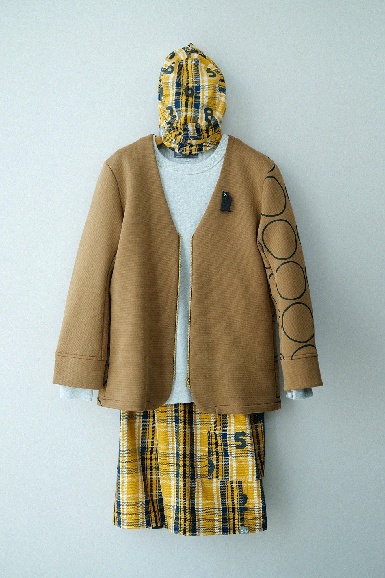【net限定】ヘビーツイルチェック BIKEショーツ/イエロー×SO-SU-U - Image 8