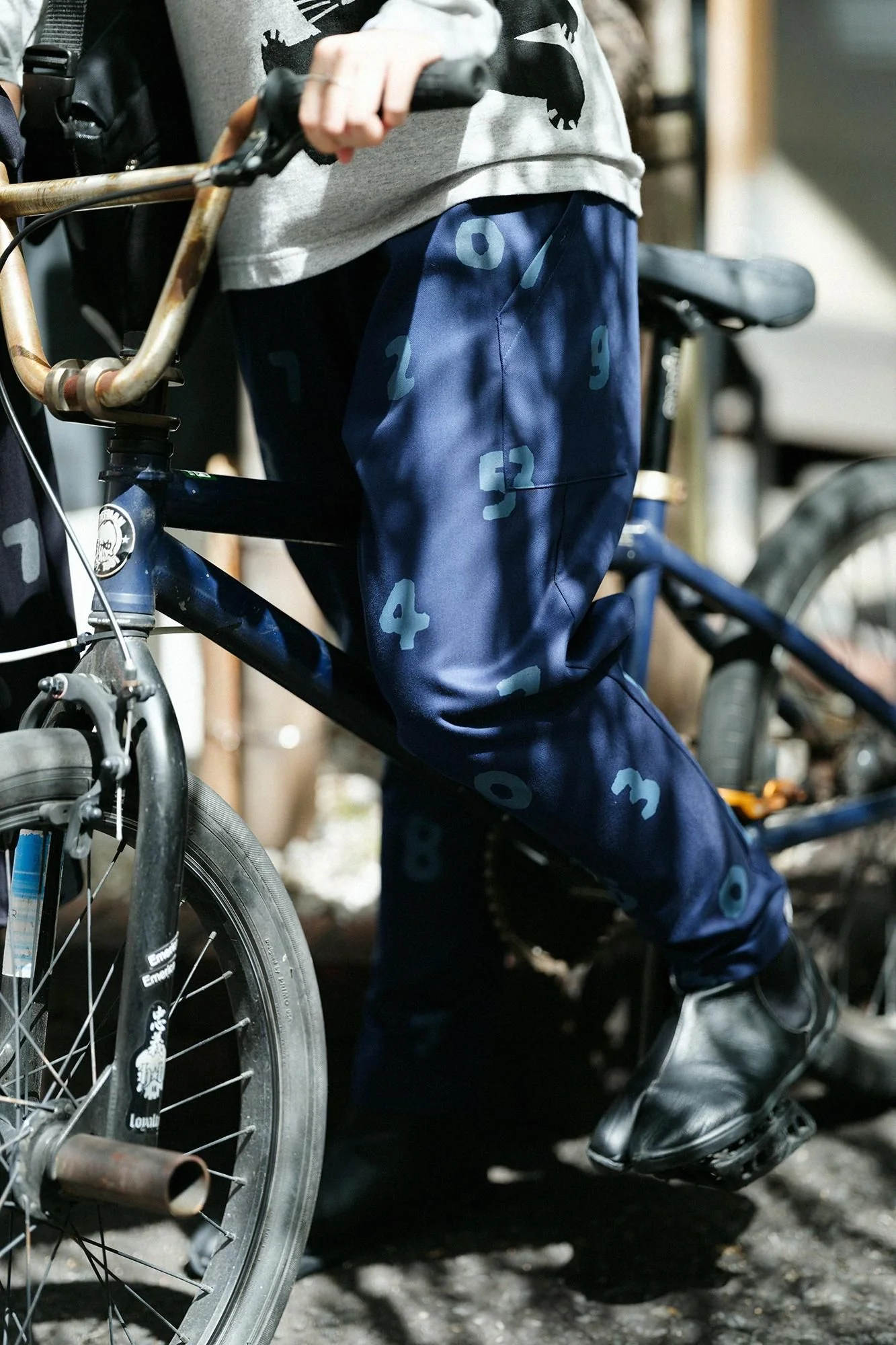 高密度 ソロテックス(R)ツイル BIKEジョードプル／SO-SU-U 濃紺（のうこん） - Image 9