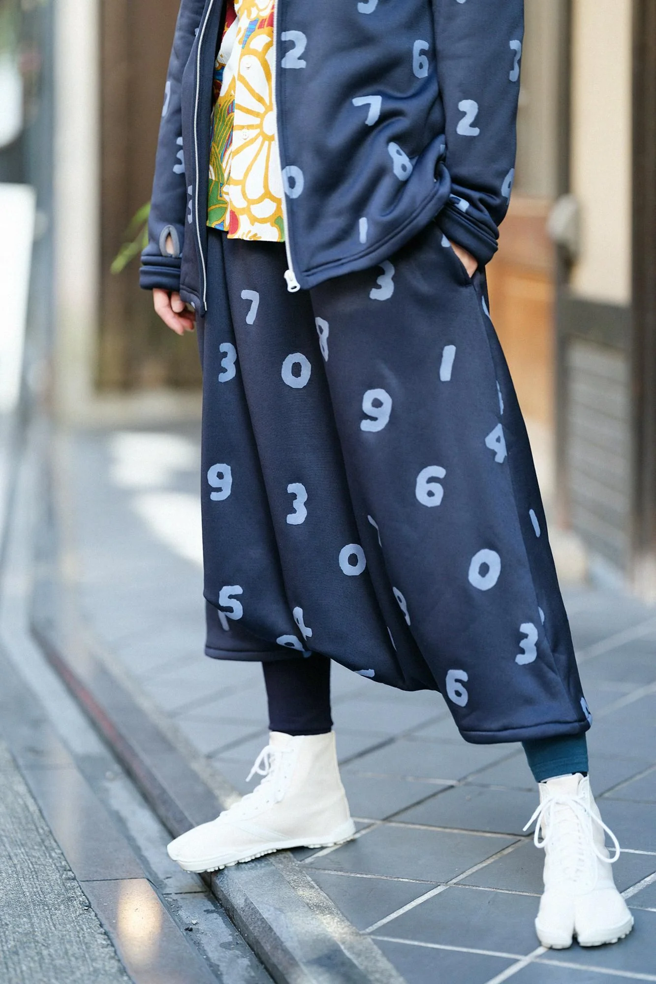 裏起毛フリース 大文字山（だいもんじやま）／SO-SU-U 深紺（しんこん） - Image 7