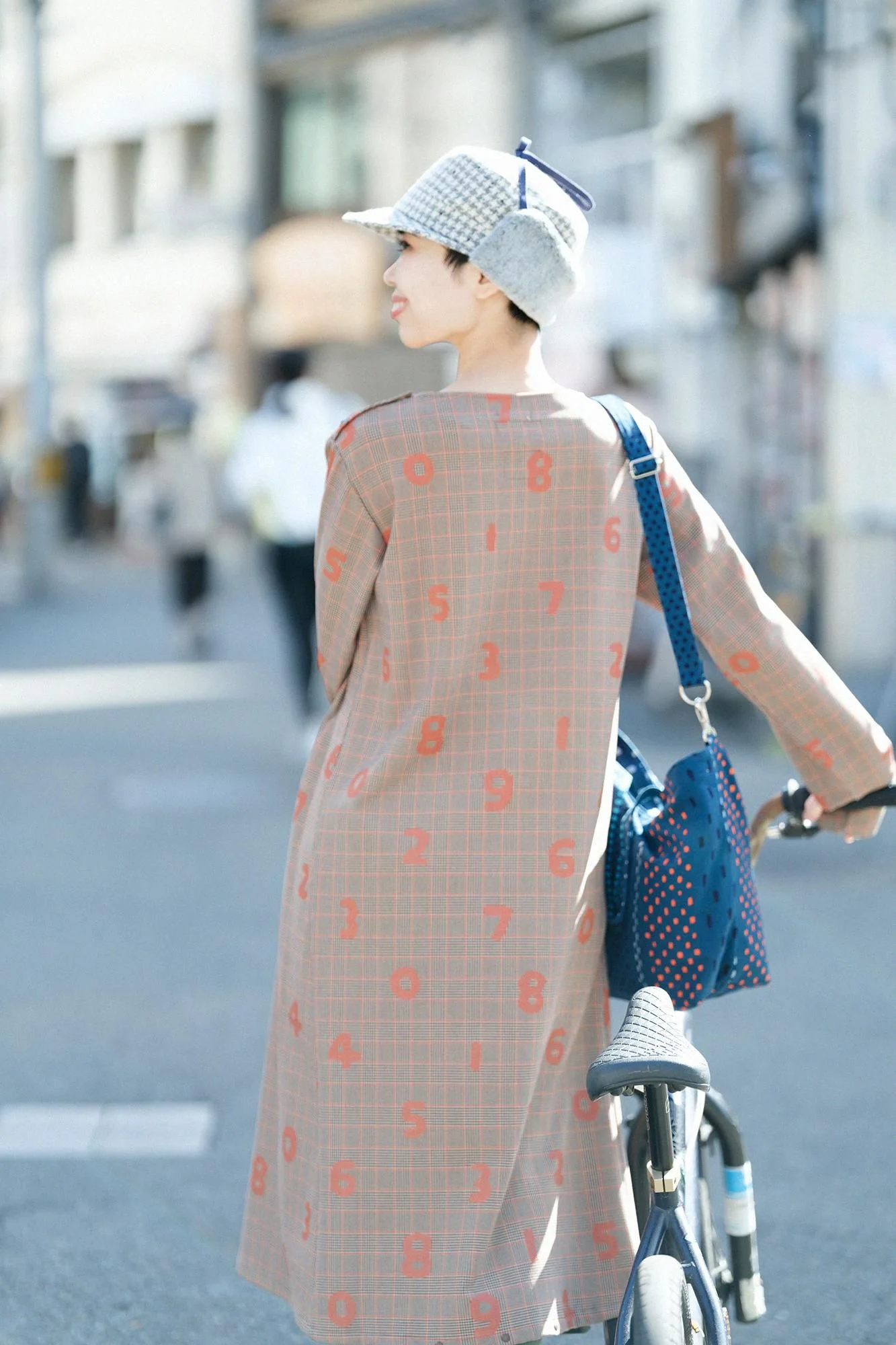 ソフトサーモ(R) 裏起毛チェック BIKEワンピース／SO-SU-U - Image 4
