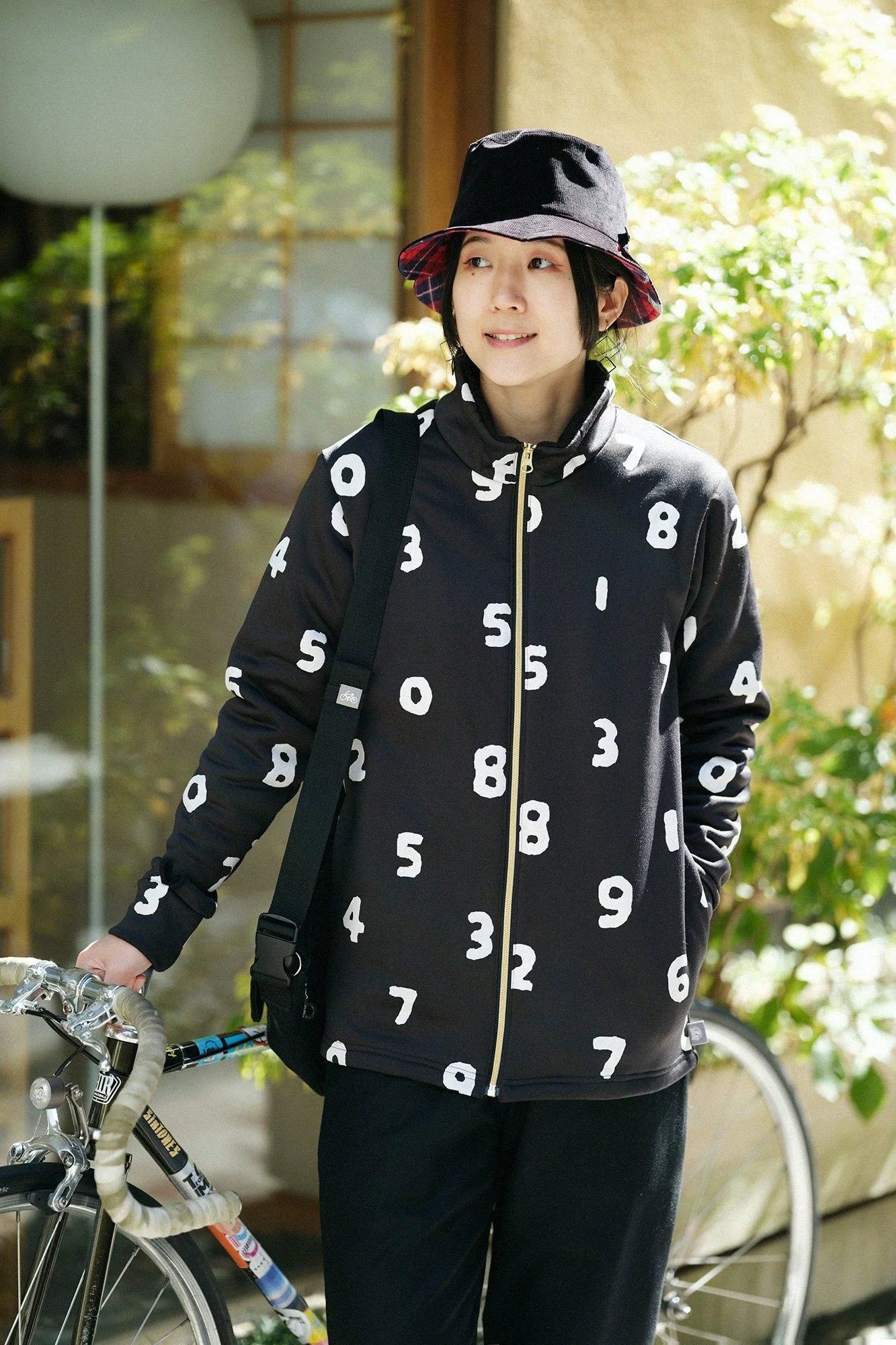裏起毛フリース H.W.S ZIP UPブルゾン/SO-SU-U 濡羽色(ぬればいろ) - Image 6