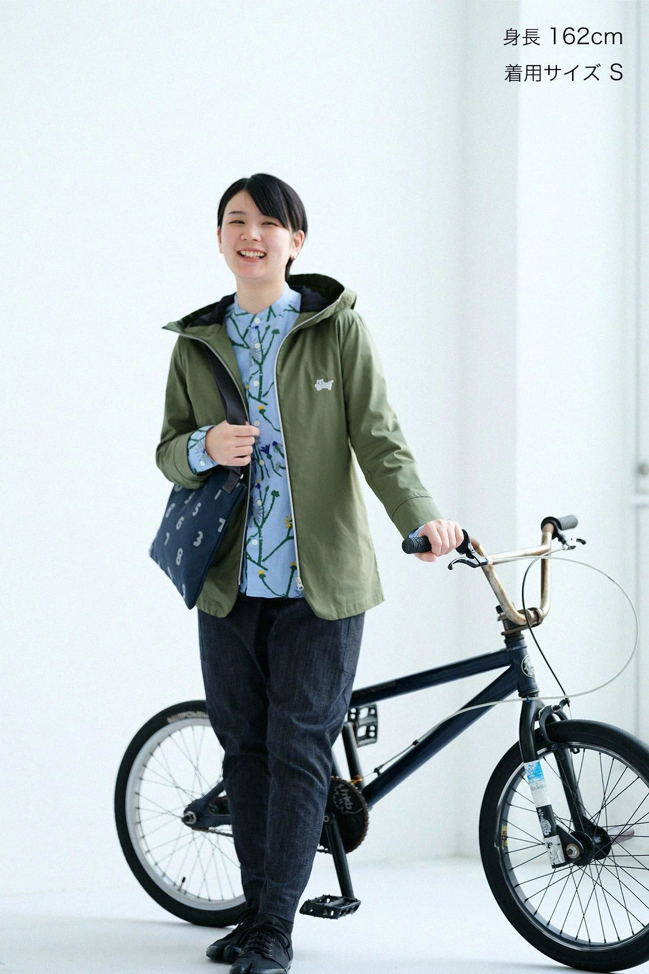 【net限定】ツイル ZIP UP フードジャケット／オリーブ - Image 4