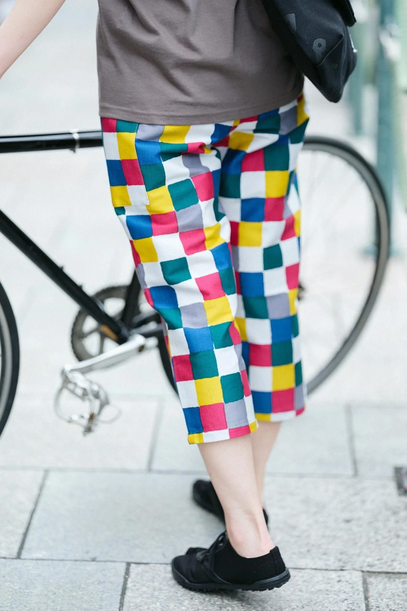 【net限定】ストレッチドビー織 BIKEすててこ/日々(ひび) - Image 5