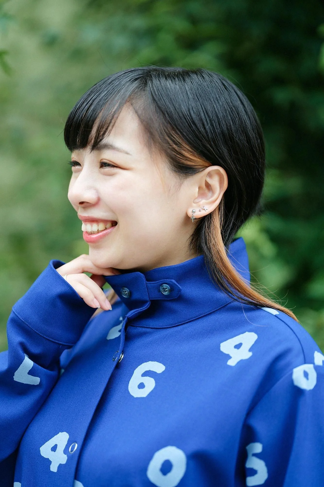 裏起毛 マイクロノーヴァ(R) SANPO ワンピース/SO-SU-U ブルー - Image 9
