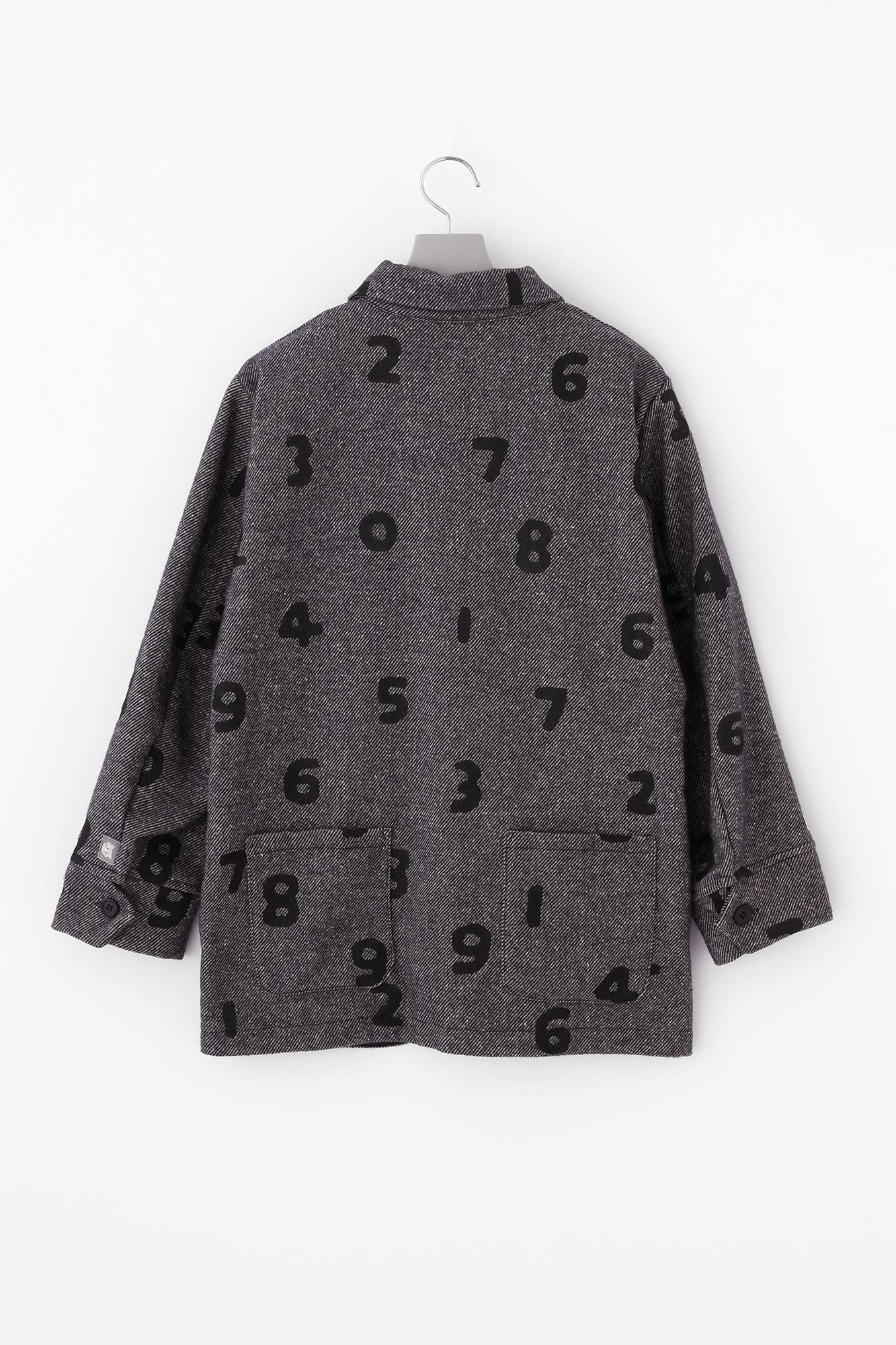 コットンツイル 衿付ZIP UP ジャケット/SO-SU-U ヘザーネイビー - Image 11