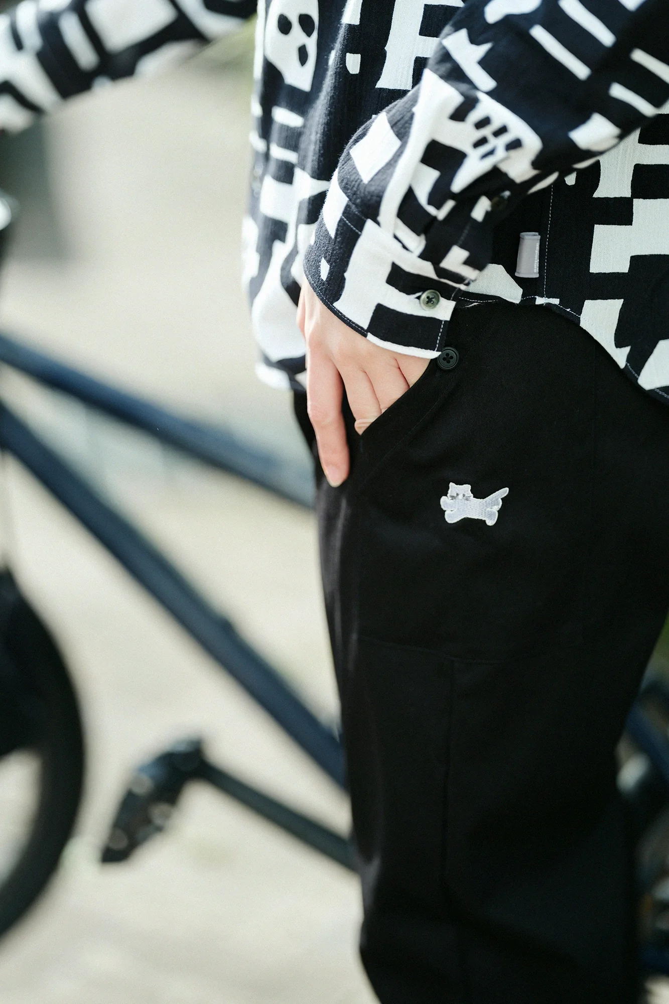 オプティマクール BIKEすててこ フルライン/ブラック - Image 6