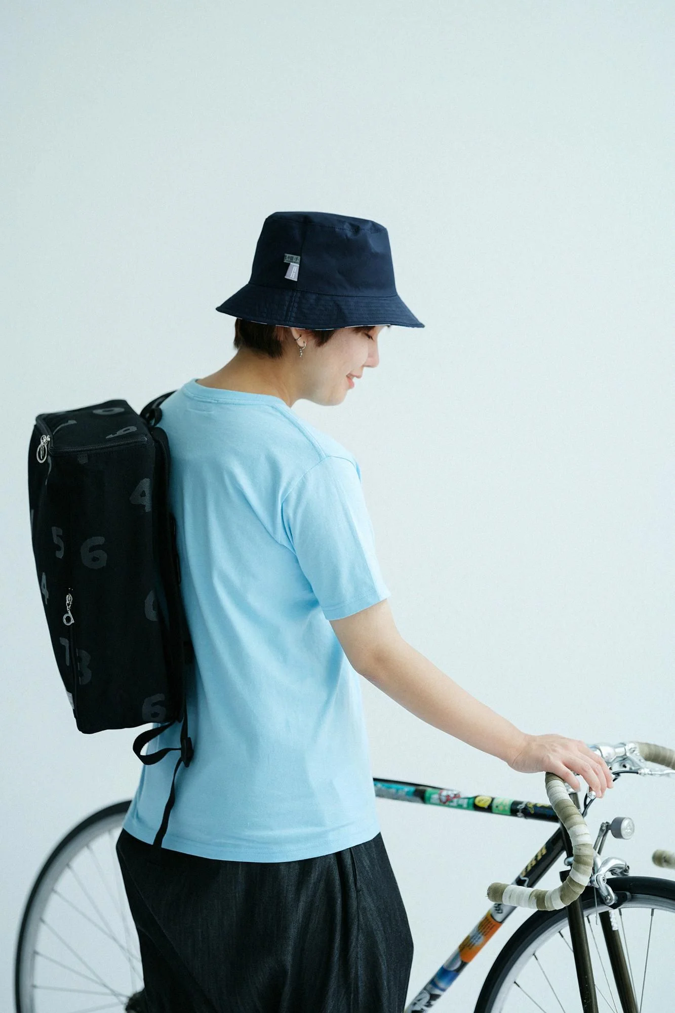 半袖 ポケットTシャツ[5.0]／ライトブルー×チャリンチャリン - Image 4