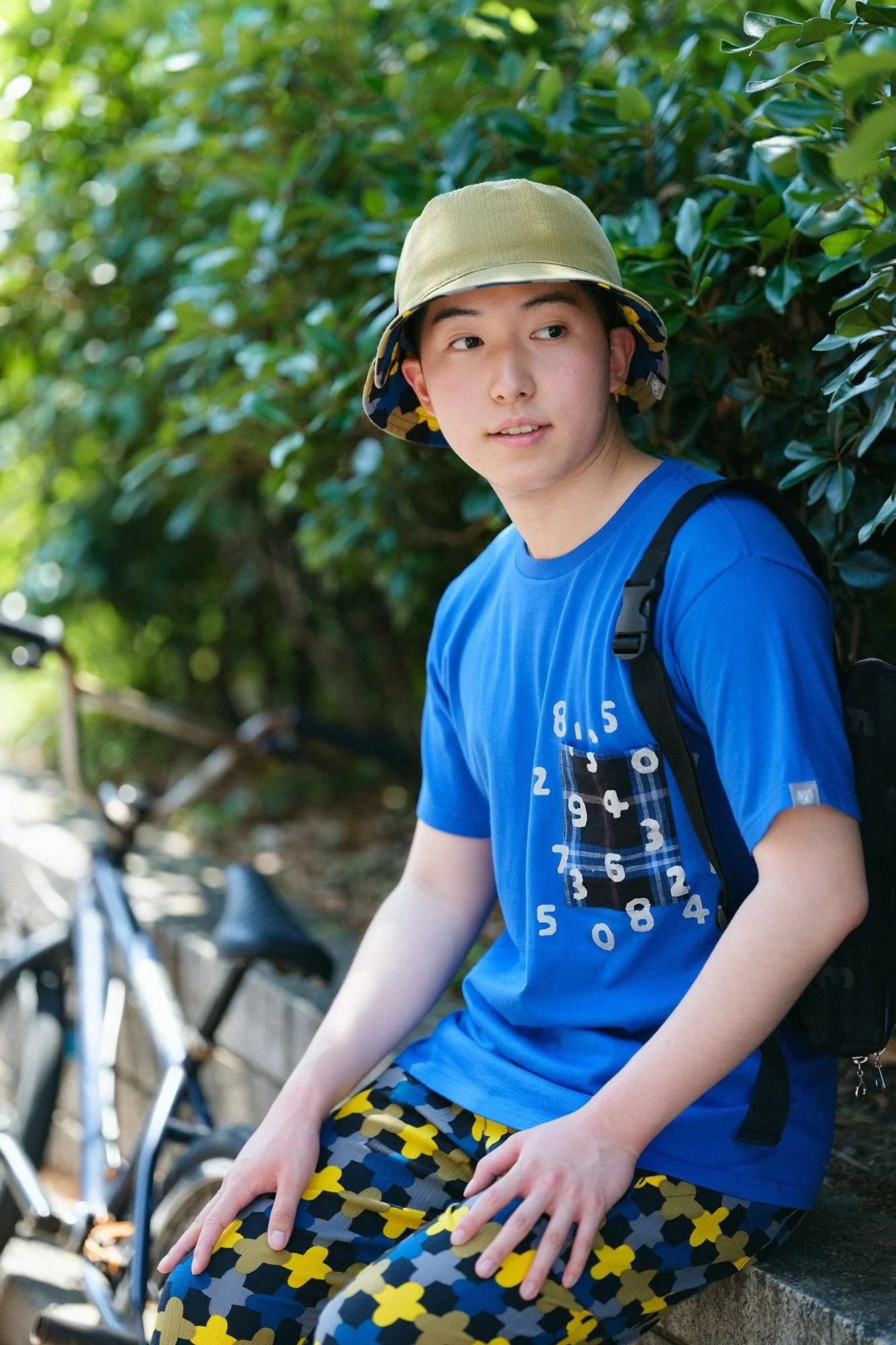 半袖 ポケットTシャツ[5.0]／ロイヤルブルー×SO-SU-U昆（こん）2 - Image 10