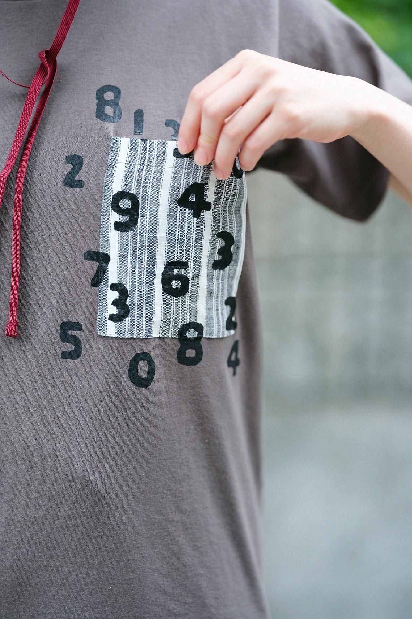 【net限定】半袖 ポケットTシャツ[5.0]／チャコール×SO-SU-U昆（こん）2 - Image 5