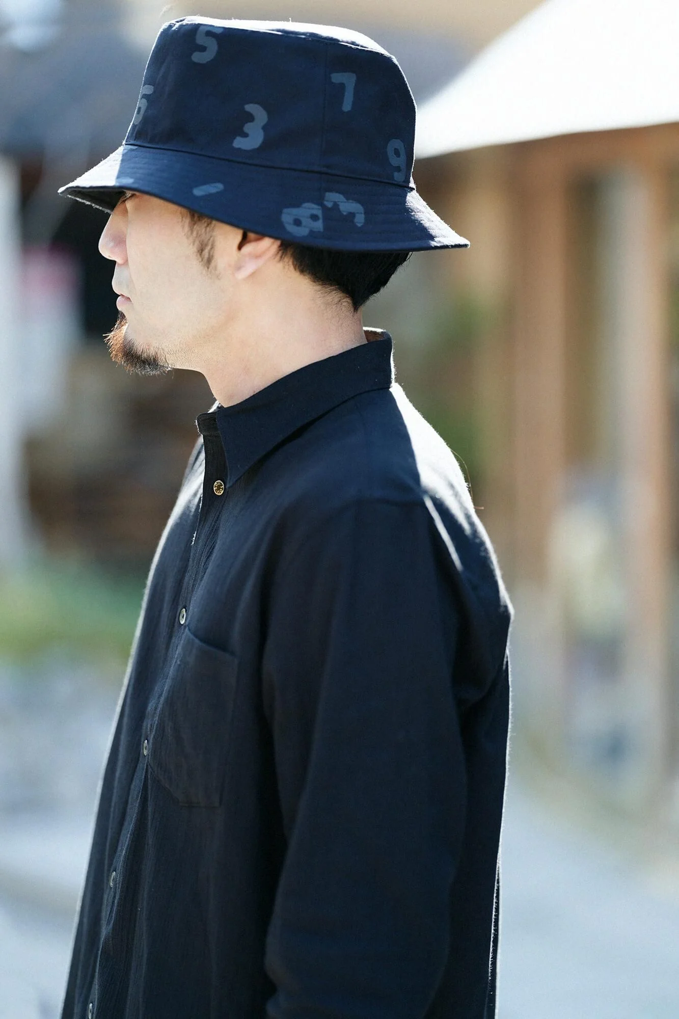 高島縮 20/20 シャツ／濡羽色（ぬればいろ） - Image 12