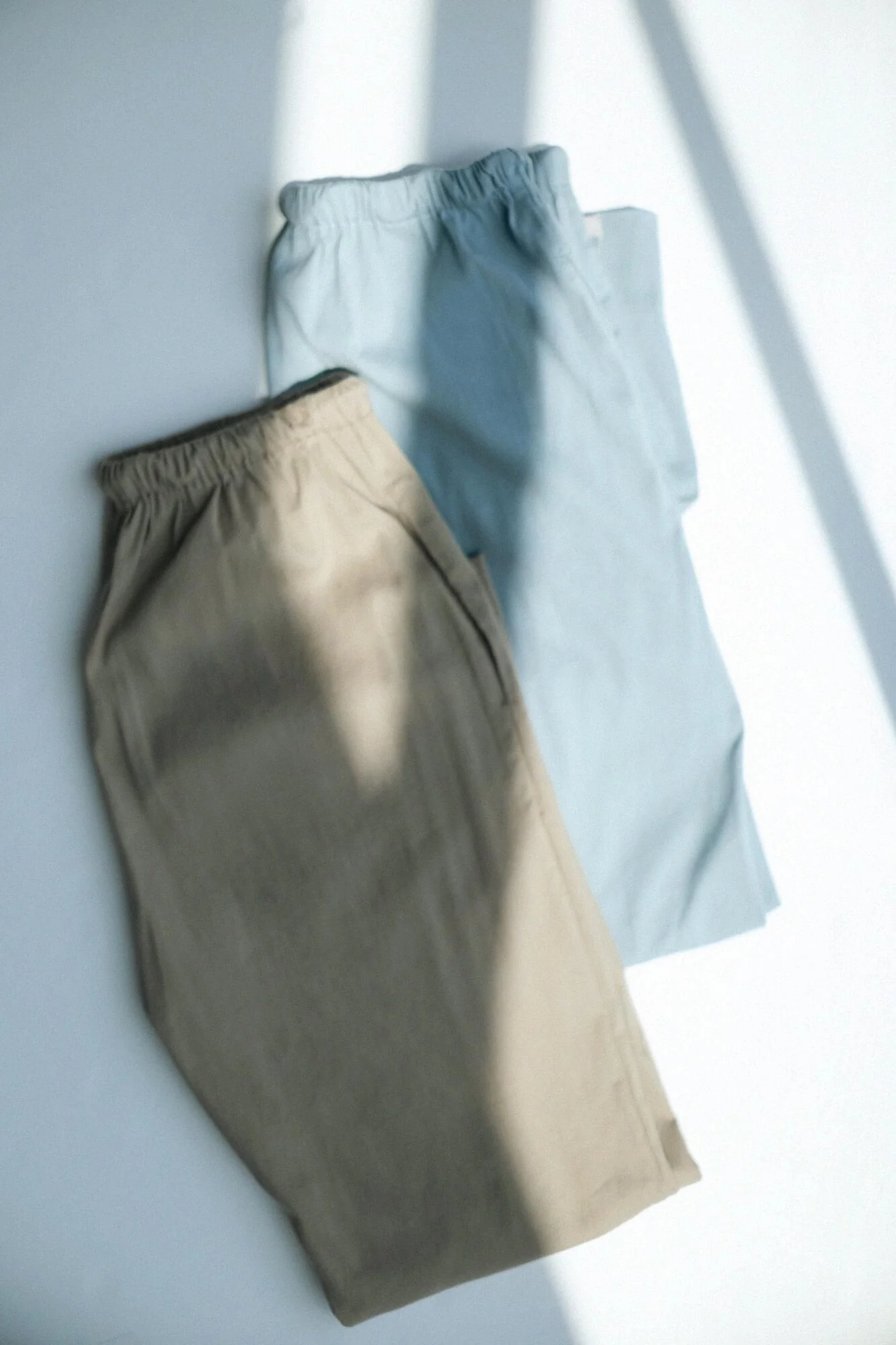 高島縮 40/40 レギンスパンツ/白橡(しろつるばみ) - Image 9
